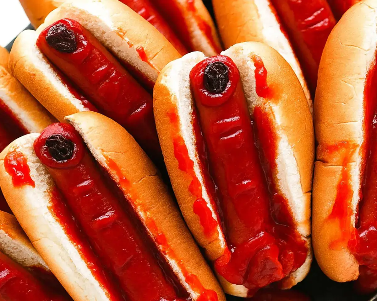 Craft Terrifying Bloody Finger Hot Dogs: Quick Halloween Recipe